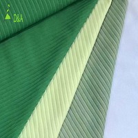 Gran oferta 220GSM 80% nailon 20% Spandex tela de Yoga acanalada tejido texturizado de alta elasticidad para ropa deportiva Yogawear