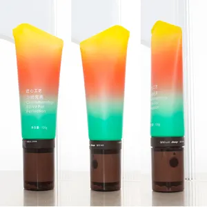 120ml 4oz elettrico massaggio vibrante Spa tubo cosmetico crema per il corpo in plastica per la cura della pelle tubi con sfere a rulli