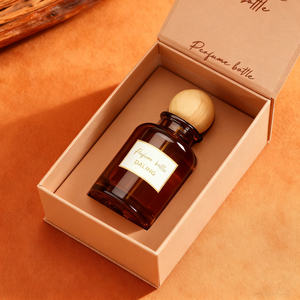 Botella de Perfume de Diseño Personalizado, Botella de Perfume Árabe de 30 ml, 50 ml, 100 ml, Botellas de Perfume de Vidrio Vacías al por Mayor con Caja - Product Image 1