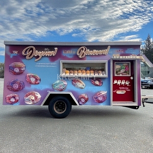 Remolque Popular en la UE 2025 con Terraza, Camión de Comida, Cocina Móvil, Remolques de Comida para Hot Dogs y Barbacoa - Product Image 5