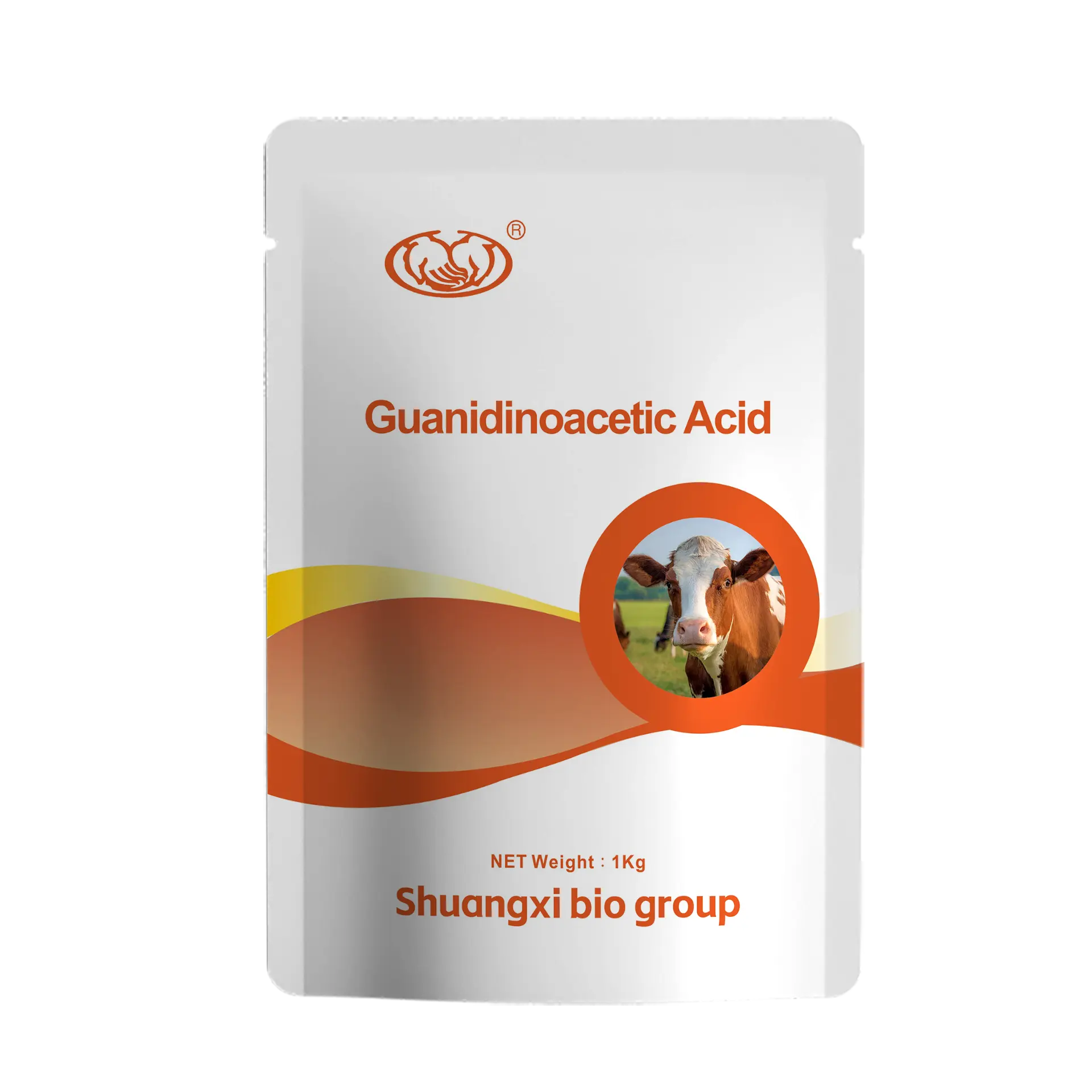 Aditivos alimentares para ruminantes em pó, ácido guanidinoacético, melhoram o desempenho reprodutivo, melhoram a cor e a qualidade da carne