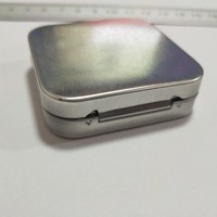 Chocolat CR Tin Can Boîtes en métal à charnière Mini Box Paquet résistant aux enfants