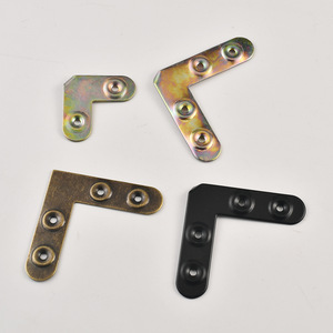<b>Corner</b> Brace Cold Rolled Steel Plated Right Angle Bracket For Drawer New Chinese Style - Product Image 3