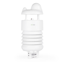 Station météo compacte SenseCAP S700-A 7-en-1 IP66 avec radar, pluviomètre ultrasonique, capteur de vent et capteur de température pour la surveillance hydrologique
