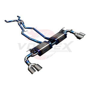 Vortex ท่อไอเสียไทเทเนียมเผาไหม้สีฟ้าประสิทธิภาพสูงสำหรับ Porsche Cayenne 958 958.2 3.0T 3.6 4.8 2011-2017 - Product Image 2