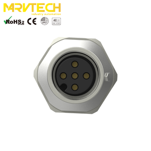 Marvtech נשי מול שולחן הר M12 חשמל כבל מחבר עם צמת עבור ציוד תעשייתי - Product Image 4
