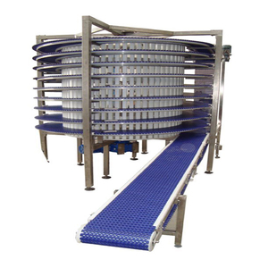 Nouvelle <span class=keywords><strong>machine</strong></span> <span class=keywords><strong>à</strong></span> <span class=keywords><strong>pain</strong></span> avec cadre en acier inoxydable, bande transporteuse en plastique alimentaire, moteur SEW, tour de refroidissement, pour farine et maïs, personnalisable - Product Image 1