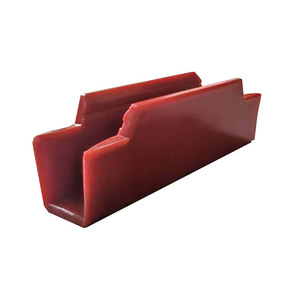 Thang máy xe hướng dẫn Giày (thấp hơn) cho 16mm hướng dẫn đường sắt (màu đỏ) - Product Image 1