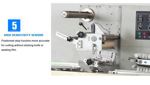 Machine d'emballage automatique de sacs de fermeture arrière pour champignons/poitrines/concombres/asperges - Product Image 4