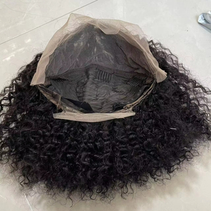 Großhandel Günstige Kinky Curly Kurze Bob-Perücken aus Echthaar mit Spitzenfront für Schwarze Frauen, <span class=keywords><strong>Pixie</strong></span>-Cut Echthaar-Perücken - Product Image 6
