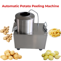 Machine à éplucher les pommes de terre automatique, Laveuse-éplucheuse commerciale de pommes de terre, Machine à nettoyer le gingembre, Équipement commercial pour l'épluchage des légumes