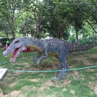 Hot Selling Sculptuur Nieuwe Product Glasvezel Hars Dinosaurus Draak Standbeeld Voor Outdoor Decor