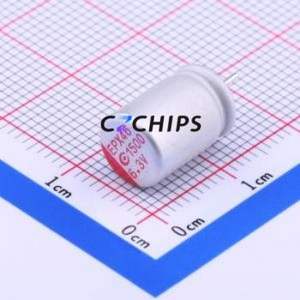 6R3AREP152M08A2E12P35 Solid Capacitor Through hole Component (THT),D8xL11.5mm 1500uF 20% 6.3V 12mOhm100kHz - Product Image 1