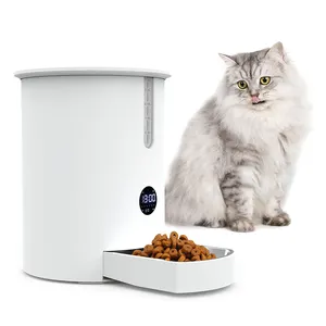 De gros panneaux chat-Benzmaker — mangeoire automatique 2,8 l pour animaux domestiques, panneau LED, programme intelligent à minuterie pour chats et chiens