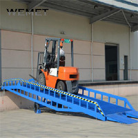 Rampe de chargement mobile portable pour camions, rampe de quai hydraulique pour conteneurs