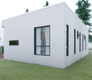 Villa préfabriquée moderne <span class=keywords><strong>et</strong></span> populaire Maisons de 3 chambres à coucher Maisons bon marché à ossature en acier d'un étage - Product Image 4