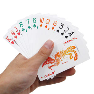 Wanquan Cartes de poker personnalisées édition skinny Phoenix 4 couleurs plastique PVC rectangulaire œuf spécial étanche anti-pliage haut de gamme - Product Image 6