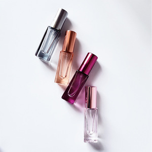 Refillable Perfume Atomizer 5ml 10ml, Portable Travel Spray Bottle, Colorful Luxury Cosmetic Sample <b>Container</b> - Product Image 1