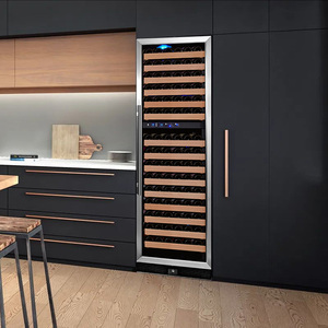 Réfrigérateur de bouteille de vin intégré en acier inoxydable à double zone personnalisé d'usine OEM réfrigérateur avec température constante pour la maison - Product Image 2