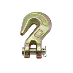 Forged Hook Galvanized Forged Eye Hook Forged Clevis Grab Truck Trailer Lifting Hook