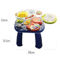 Bao Han Baby Early Childhood Education Baby Toys Montessori Baby Basketball Hoop Electronic Game Table