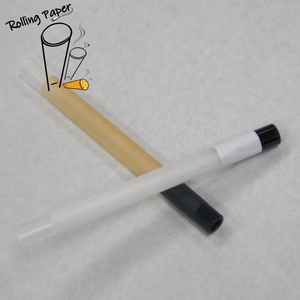 Papel de Liar para Fumar en Boca de Vidrio Sin Blanquear con Adhesivos Personalizados OEM, Cono Pre-enrollado de Vidrio Transparente Blanqueado - Product Image 2