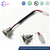 Câble de connecteur aviation femelle 5 broches GX12, faisceau de câbles de capteur M12, câble d'alimentation isolé en PVC pour l'automatisation industrielle PLC