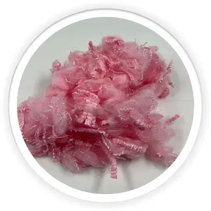 0,5 D pink virgin silikon tiupan seperti serat