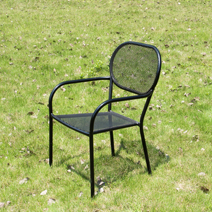 Silla de comedor de Patio negra aluminio fundido <span class=keywords><strong>2023</strong></span> gran oferta uso moderno al aire libre <span class=keywords><strong>para</strong></span> jardín playa Camping malla juego de mesa de comedor de hierro 500 - Product Image 5