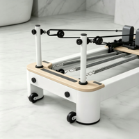 AUGER Machine de Pilates Reformer Commerciale en Aluminium, Équipement de Fitness Professionnel pour Studio, Lit d'entraînement du tronc