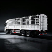 Semi-remorque robuste à 3 essieux de 40 pieds avec ridelles en acier haute résistance pour le transport logistique et la livraison de marchandises sèches palettisées