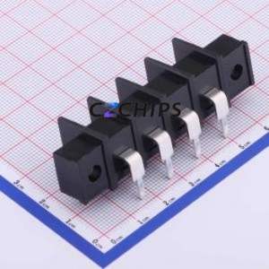 KF65RM-11.0-4P Barrier Terminal Block Bent Lead Through Hole,P=11mm Connector Two Sides 11mm 1x4P Right Angle Pin - Product Image 2