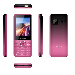 ราคาถูกจากโรงงาน ขายตรง โทรศัพท์มือถือ 2.8 นิ้ว 2G รองรับซิมคู่ รูปแบบแท่ง สีสันสดใส พร้อมหลายภาษา - Product Image 1