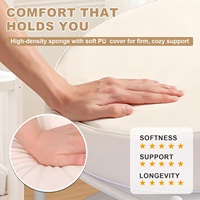 MYPU Matelas à langer pour commode, housse en PU imperméable et lavable, profilé, antidérapant, portable, léger, en mousse rembourrée