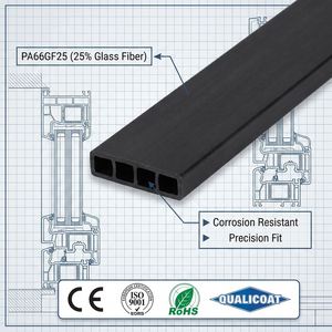 16 Years Factory PA66GF25 Multi-cavity Thermal Barrier <b>Strip</b> Heat Insulation Polyamide <b>Strip</b> for Curtain Wall FXstems - Product Image 1