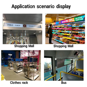 Melar Bar layar LCD sentuh kapasitif resolusi tinggi animasi diaktifkan untuk toko Retail Shopping Mall lift Signage - Product Image 4