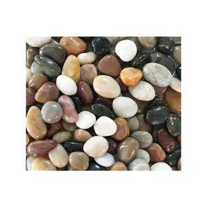 Best Quality colored cobble decoration garden small pebble stones