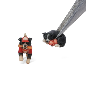 ตุ๊กตาลูกสุนัขสุดน่ารัก ของตกแต่ง DIY บอร์เดอร์คอลลี่ - เบสบอลและของเล่น - Product Image 6