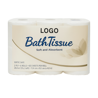Rouleau de papier toilette hygiénique, papier absorbant biologique, Papel Sanitario, matériau pour l'approvisionnement sanitaire en gros