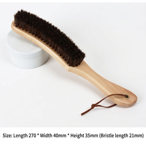 Cepillo <span class=keywords><strong>para</strong></span> Zapatos de Madera de Haya con Crin de Caballo, Mango de Madera, Cuero y Ante, <span class=keywords><strong>para</strong></span> Limpieza y Pulido, Venta al por Mayor - Product Image 4
