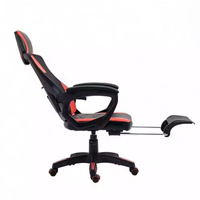 Chaise de bureau ergonomique pivotante moderne avec support lombaire en maille, réglable en hauteur, pour salle d'attente