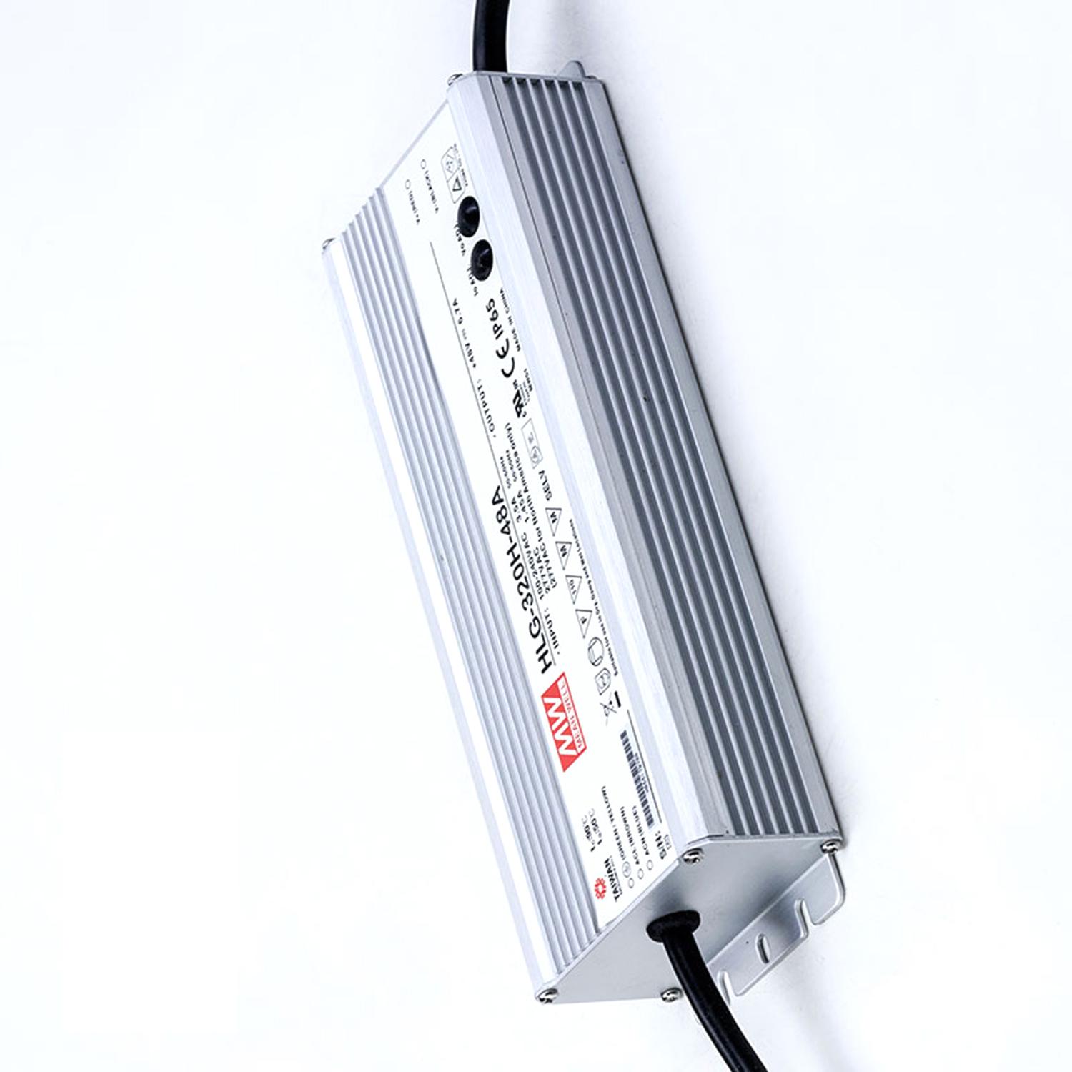 MEAN WELL HLG-320H-48A 321W 24-48V 6.7A LED Driver, 90-305VAC, 95
