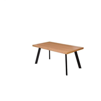 Ensemble de meubles de salle à manger en MDF, dernière collection, 6 chaises, table et chaises de salle à manger modernes et peu encombrantes pour usage hôtelier