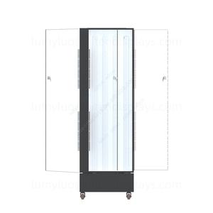 Vitrina Giratoria de 4 Lados con Cuchillas, Luces LED y Cerradura, Puerta de Acrílico, Base de Metal, para Tienda de Armas y Equipo Táctico - Product Image 3