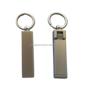 Porte-clés de voiture avec support de téléphone portable, écologique, durable, en alliage de zinc, logo personnalisé - Product Image 1