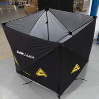 Tenda Pengaman Operasi Laser Lipat, Penutup Pelindung untuk Perangkat Laser Industri, Tahan Suhu Tinggi dan Api