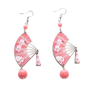 En gros 2020 boucles d'oreilles femmes bohème ventilateur forme boucles d'oreilles à la main long gland boucles d'oreilles pour les femmes - Product Image 3