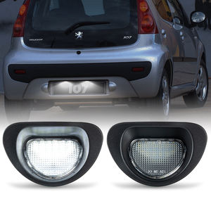 Eclairage de plaque d'immatriculation à LED pour Citroën C1 2005-2013 <span class=keywords><strong>Peugeot</strong></span> <span class=keywords><strong>107</strong></span> 2005-2014, Pack de 2 - Product Image 2