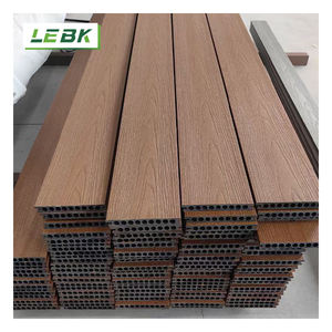 Nuovo Design cavo in Teak 190mm profondo grano del legno coestrusione Wpc Decking 23 mm impermeabile No Gap in Teak composito senza soluzione di continuità Decking - Product Image 3