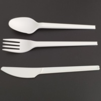 Ensemble de couverts jetables personnalisés, couteau, fourchette, cuillère, qualité alimentaire, pour la restauration à emporter, service de restauration, camping, voyage
